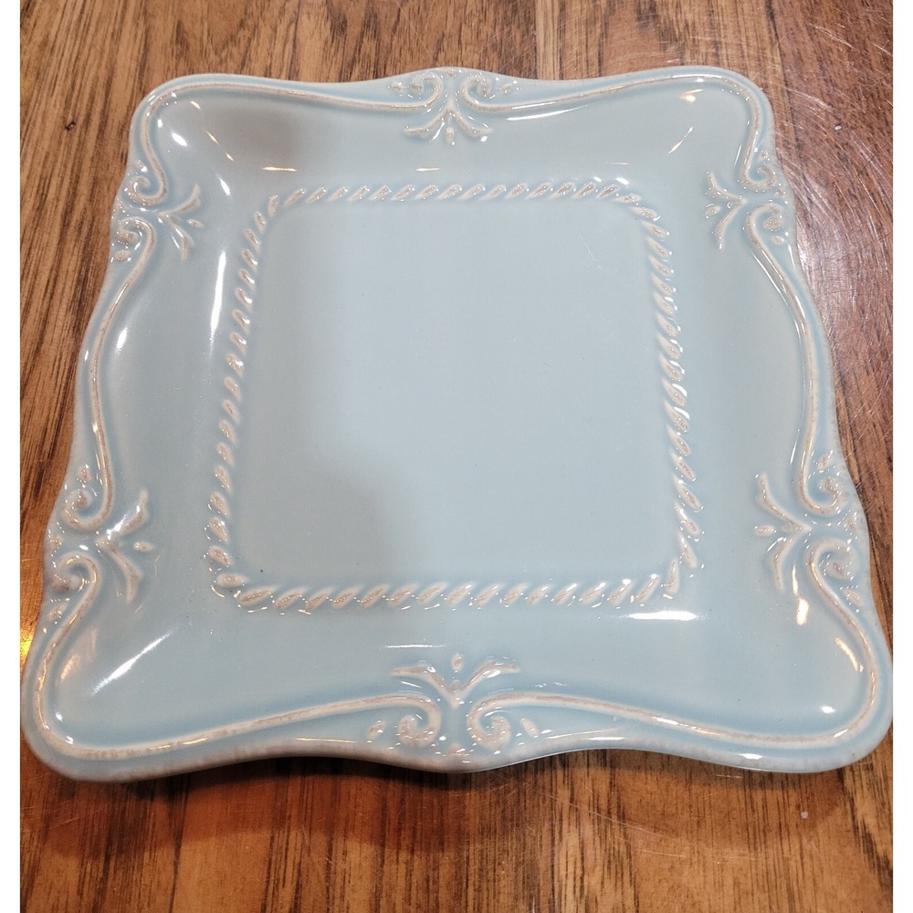 Southernliving Gallery 7 1/2" blue/green Salad Plate